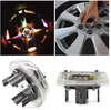 Luz led para Ruedas con Célula Solar RGB Intermitente (4 PCS )
