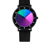 Reloj de pulsera con esfera de arcoíris