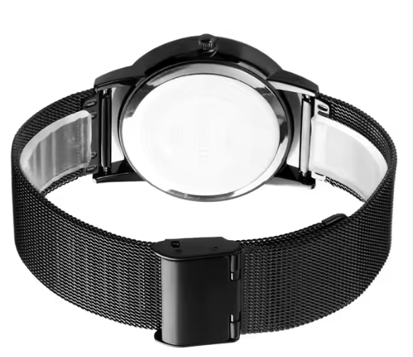 Reloj de pulsera con esfera de arcoíris