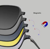 GAFAS DE SOL CON 4 CLIPS