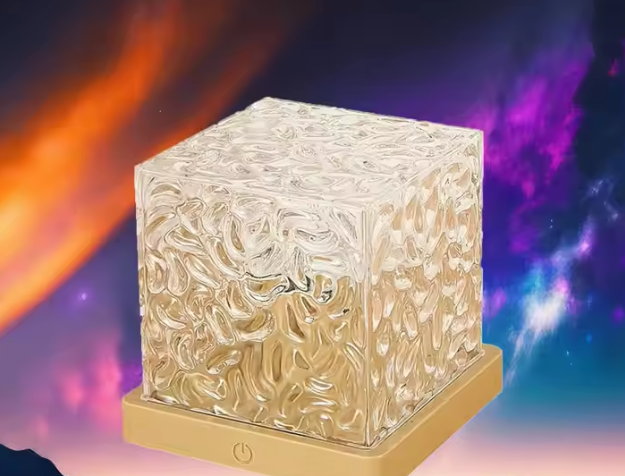 🌊 Lámpara Táctil de Luz Nocturna con Efecto de Llama Giratoria 🌟