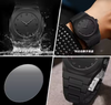 Reloj de Pulsera de Cuarzo Negro