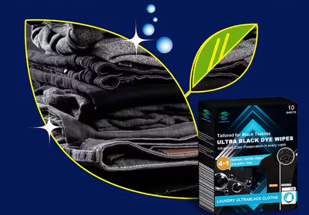 Hoja de Tinte Negro para Ropa