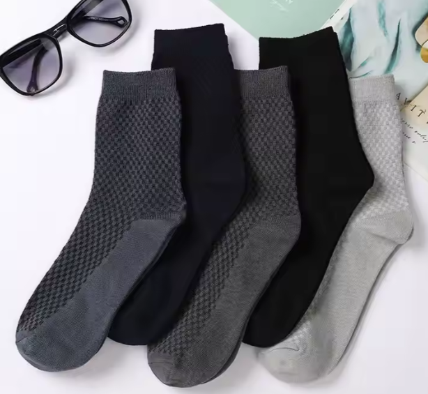 Calcetines Clásicos de Fibra de Bambú (10pars)